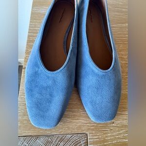 NWT! MADEWELL Women’s The Mylie Ballet Flat in Basalt Blue Suede Size 9.5 no box